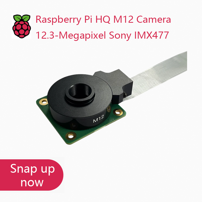 Raspberry Pi Global Shutter Camera Imx296 - Новый оригинальный модуль камеры Raspberry Pi